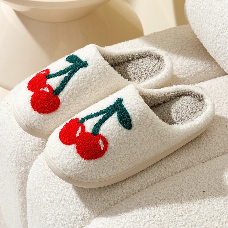 Cherry Home Slippers - The House Of BLOC