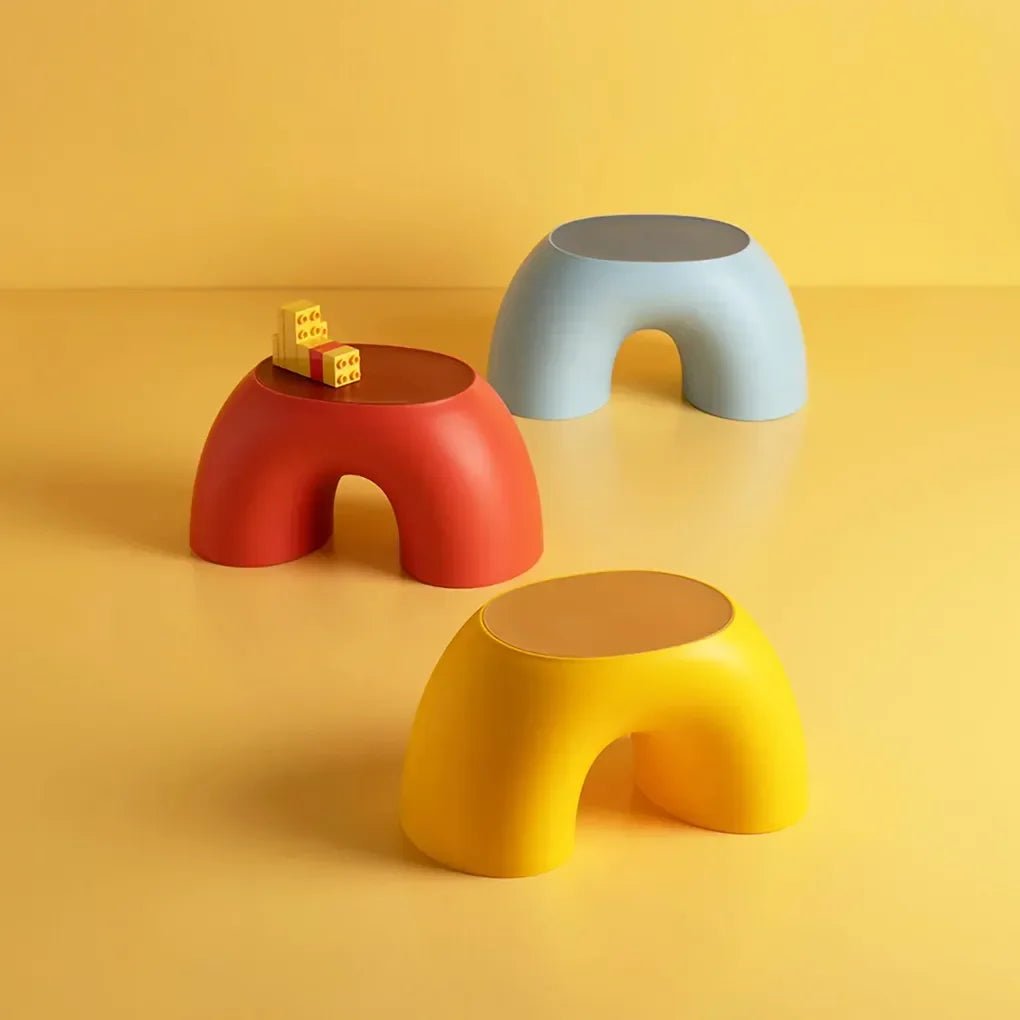 Children's Plastic Rainbow Shape Footstool - The House Of BLOC