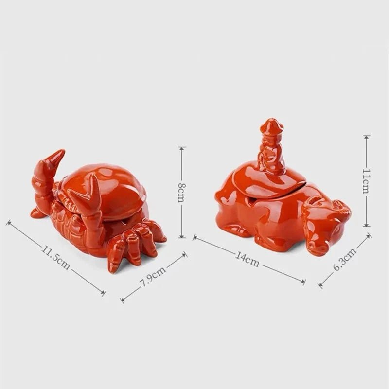 Chinese Style Crab Ashtray - The House Of BLOC