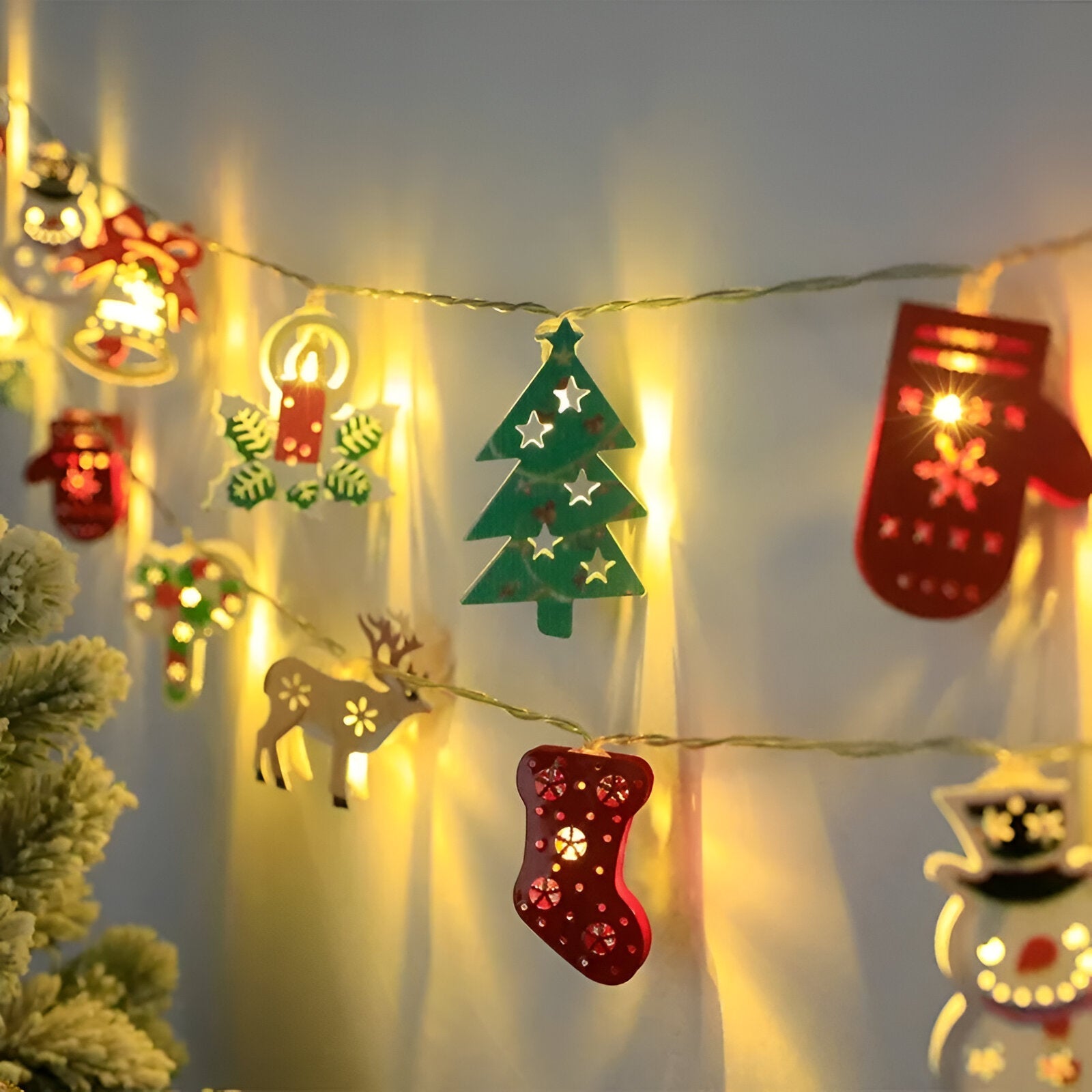 Christmas Decoration Fairy Light Garland - The House Of BLOC