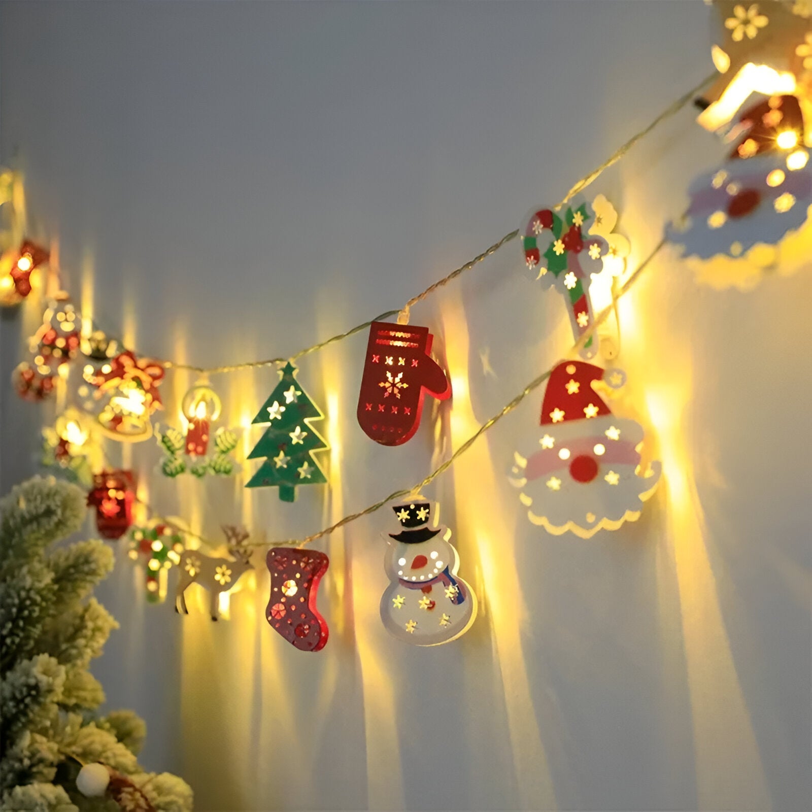 Christmas Decoration Fairy Light Garland - The House Of BLOC