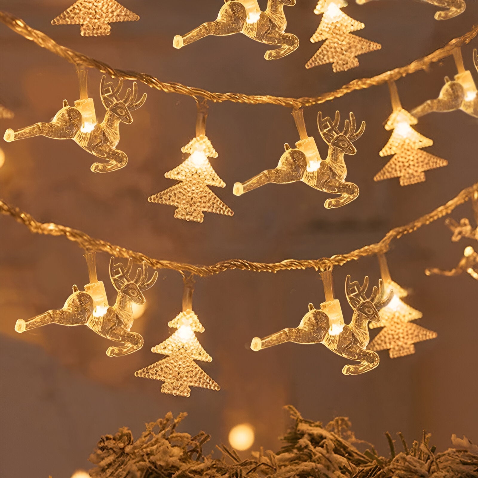 Christmas Decoration Fairy Light Garland - The House Of BLOC