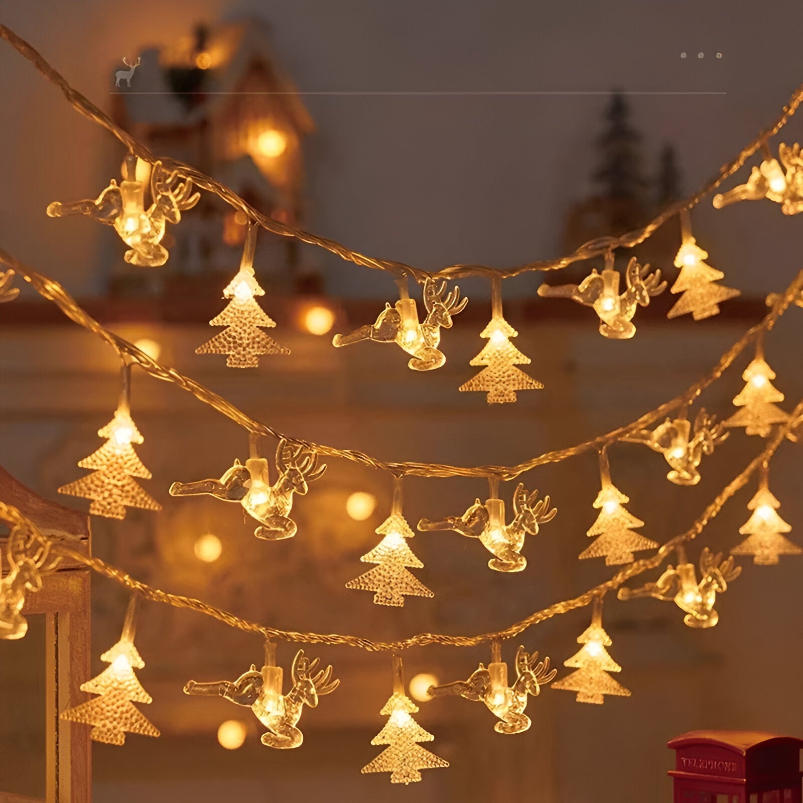 Christmas Decoration Fairy Light Garland - The House Of BLOC