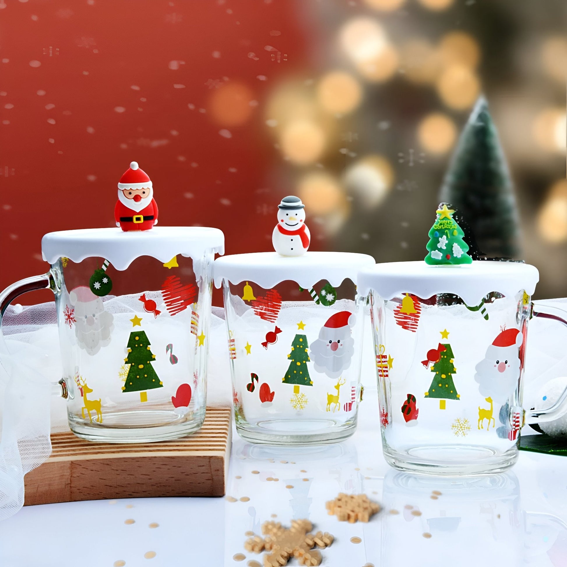 Christmas Mug With Snow Lid - The House Of BLOC