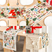 Christmas Nutcracker Linen Table Runner - The House Of BLOC