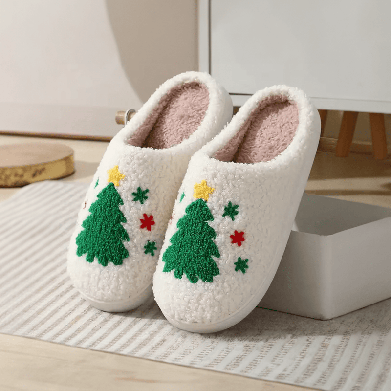 Christmas Tree Home Slippers - The House Of BLOC