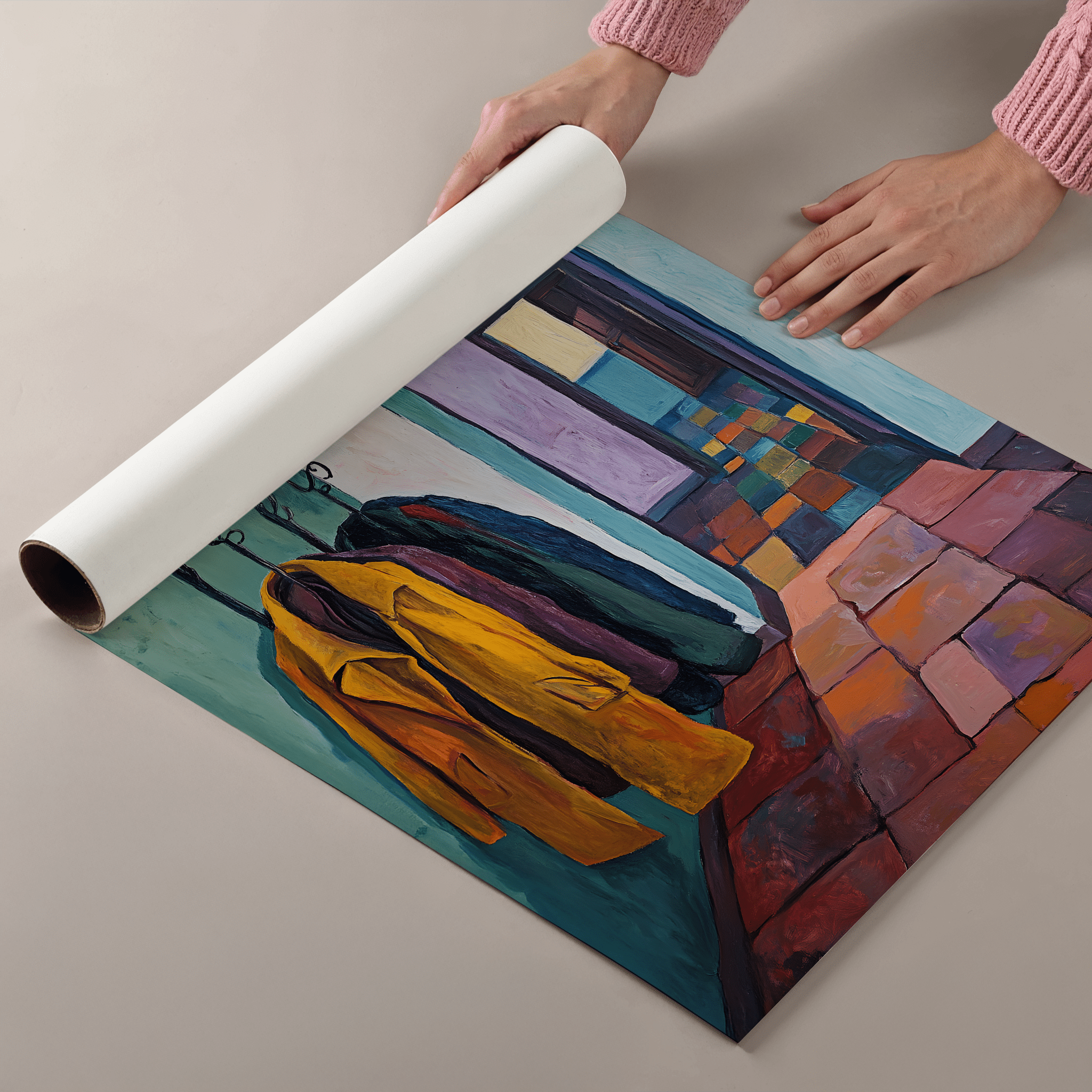 Coats + Colours - Premium Semi - Glossy Poster - The House Of BLOC