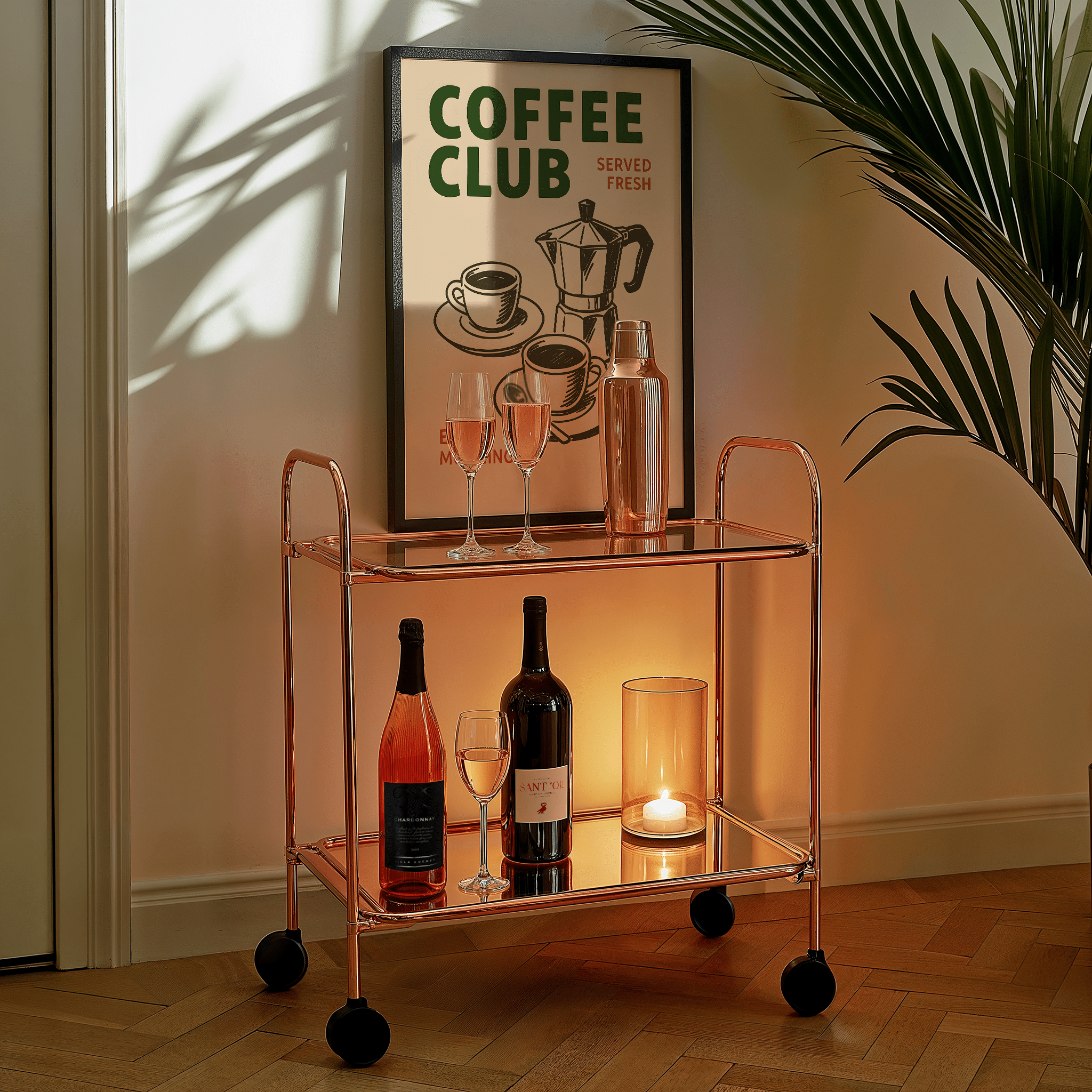 Coffee Club Poster - Premium Semi - Glossy Poster - The House Of BLOC