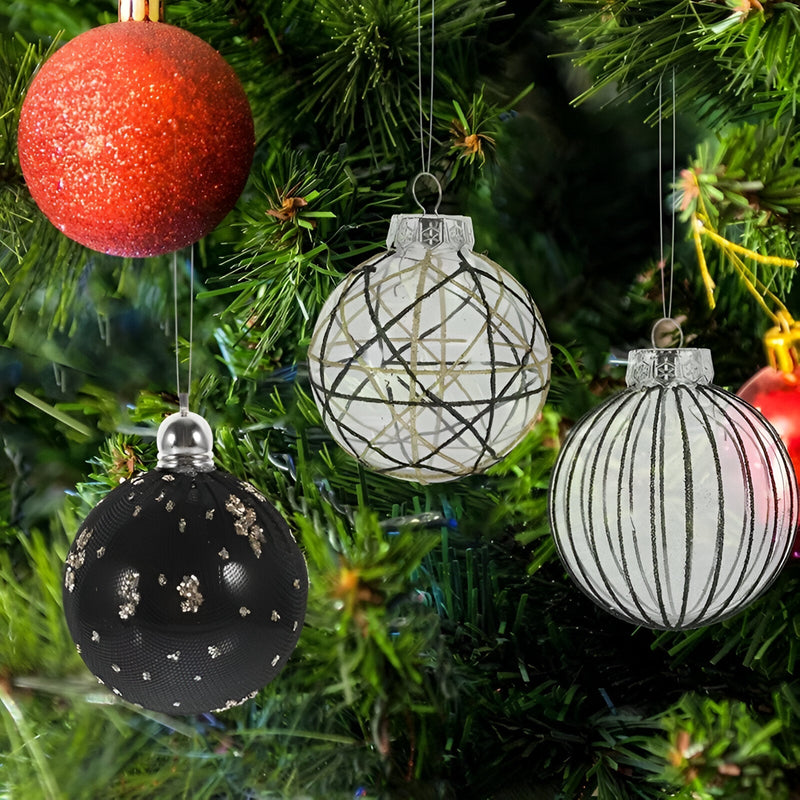 Coloured Christmas Tree Baubles - The House Of BLOC