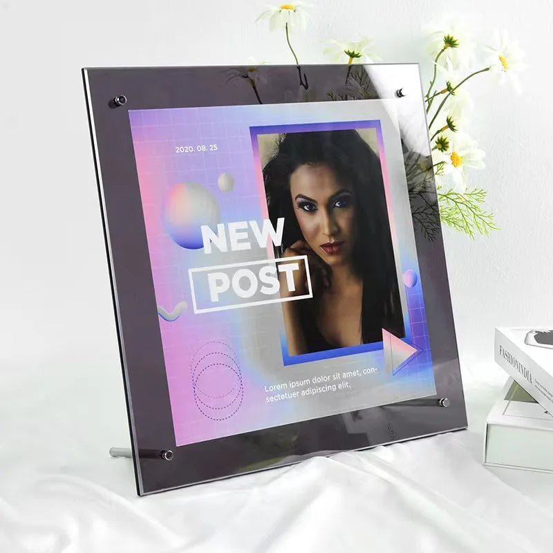 Coloured Frameless Picture Frame - The House Of BLOC