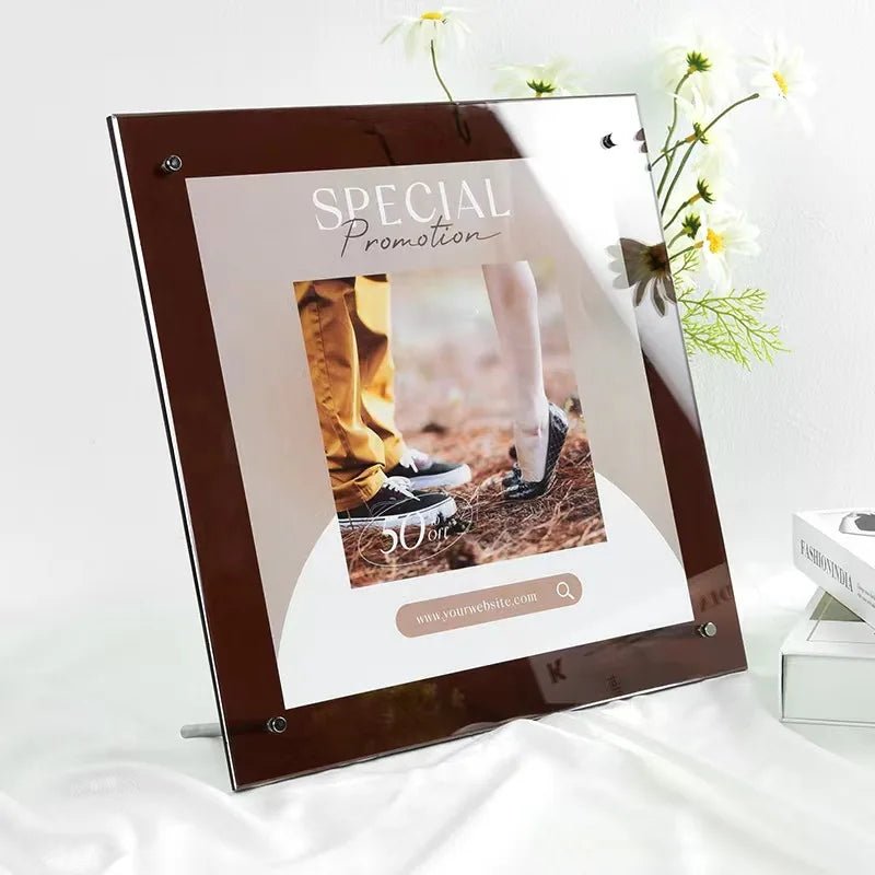 Coloured Frameless Picture Frame - The House Of BLOC