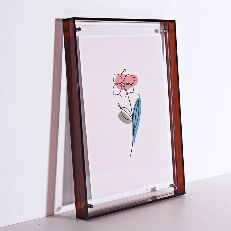 Coloured Transparent Acrylic Picture Frame - The House Of BLOC