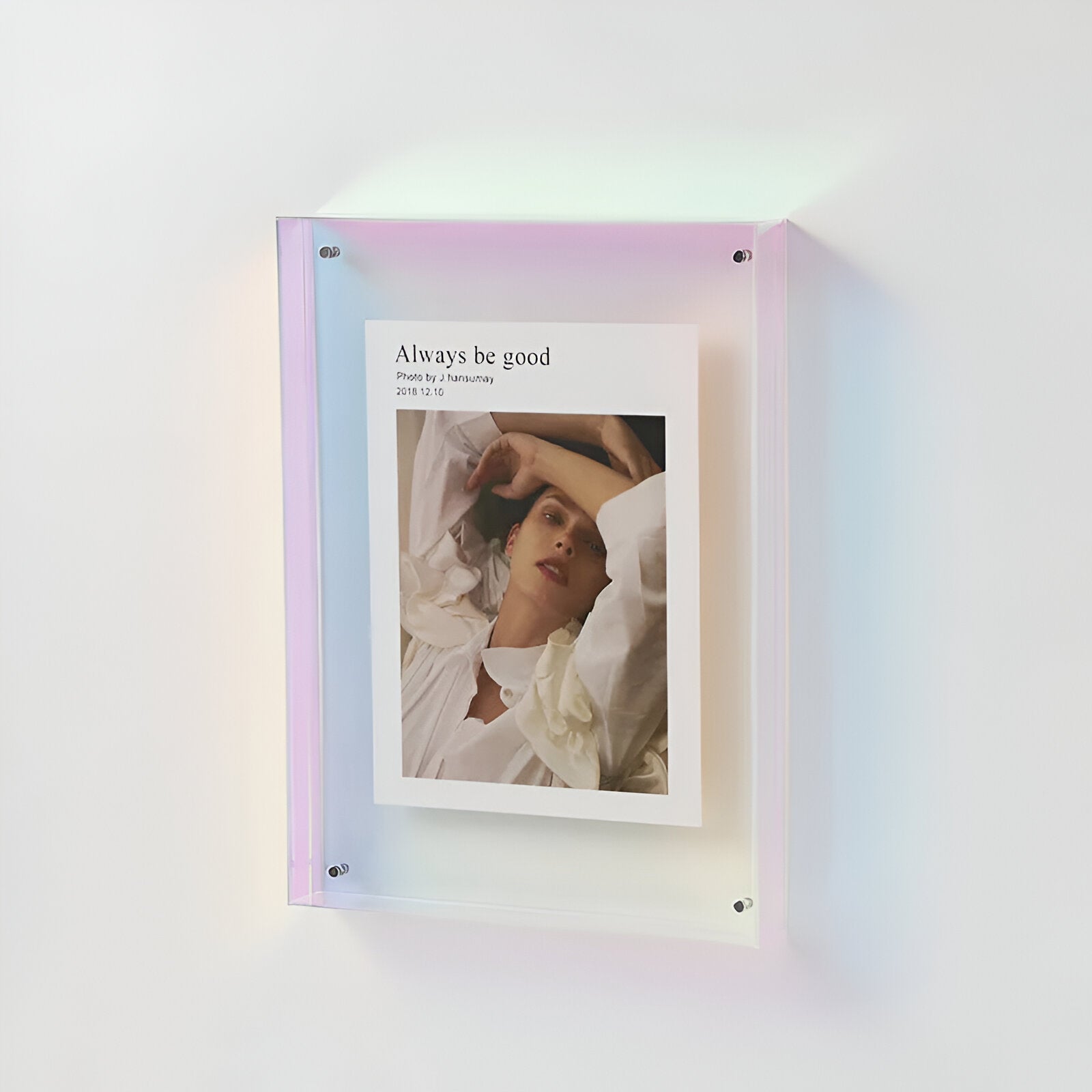 Coloured Transparent Acrylic Picture Frame - The House Of BLOC