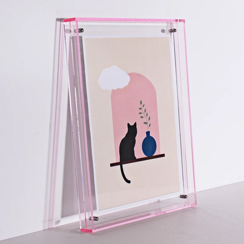 Coloured Transparent Acrylic Picture Frame - The House Of BLOC