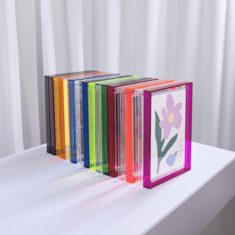 Coloured Transparent Acrylic Picture Frame - The House Of BLOC