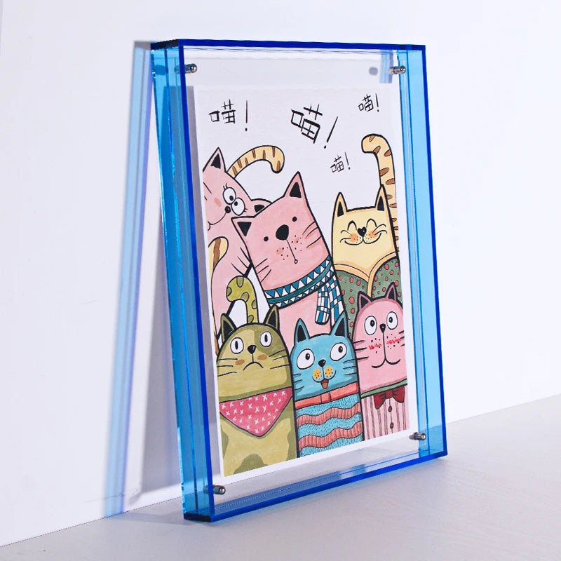 Coloured Transparent Acrylic Picture Frame - The House Of BLOC