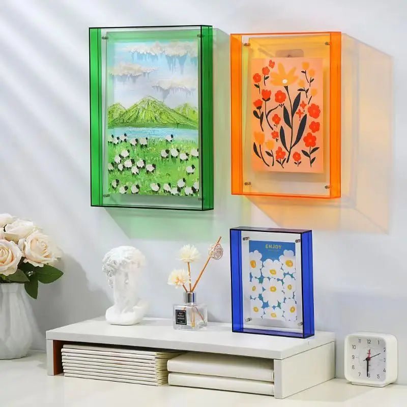 Coloured Transparent Acrylic Picture Frame - The House Of BLOC