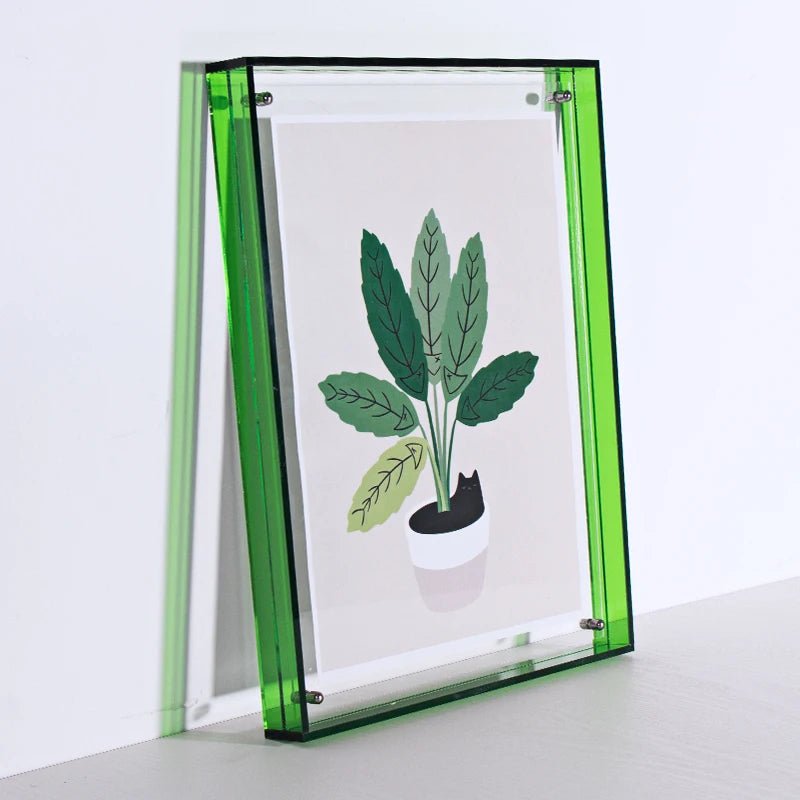 Coloured Transparent Acrylic Picture Frame - The House Of BLOC