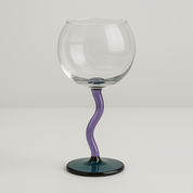 Coloured Twisted Stem Glass - The House Of BLOC