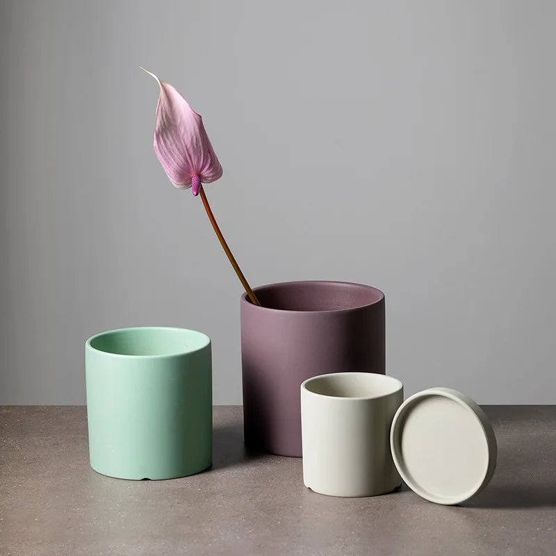 Colourful Ceramic Flower Pot - The House Of BLOC