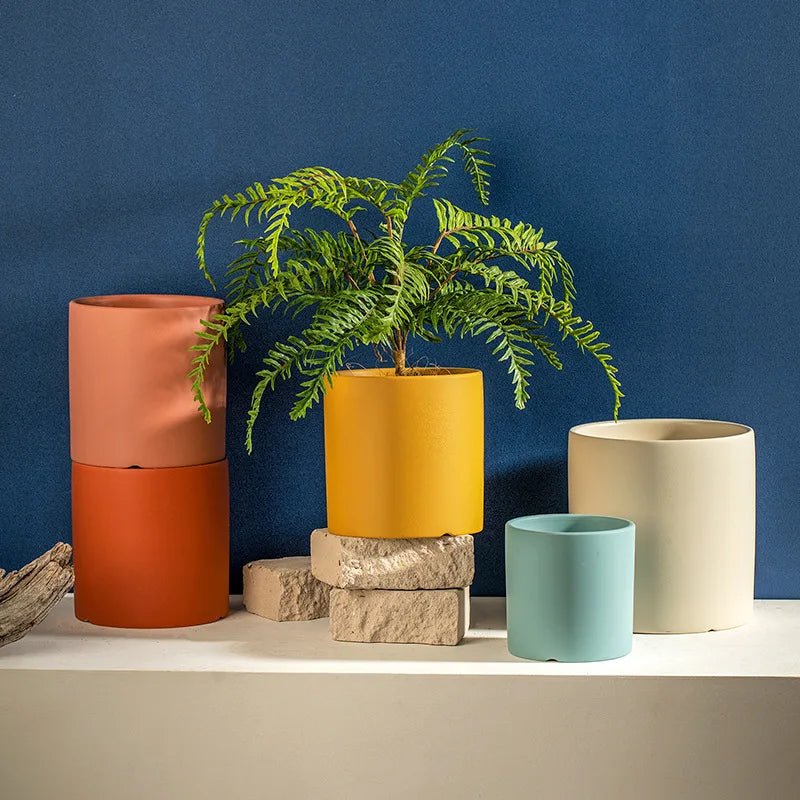 Colourful Ceramic Flower Pot - The House Of BLOC