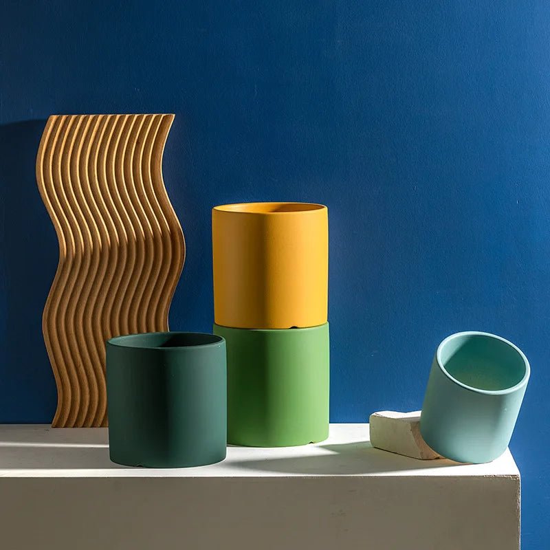 Colourful Ceramic Flower Pot - The House Of BLOC