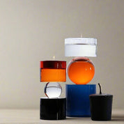 Colourful Geometric Crystal Candle Holder - The House Of BLOC