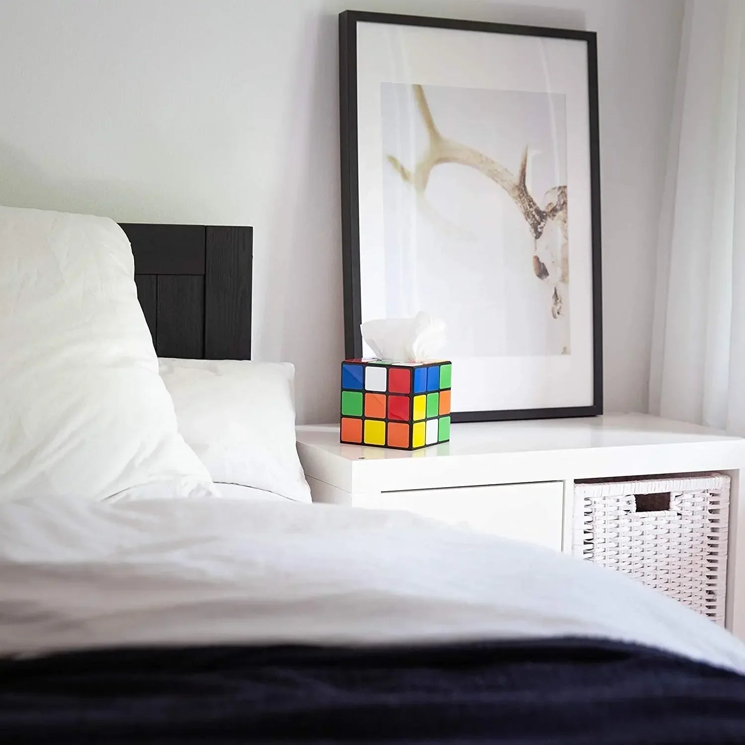 Colourful Magic Cube Tissue Box Holder - The House Of BLOC