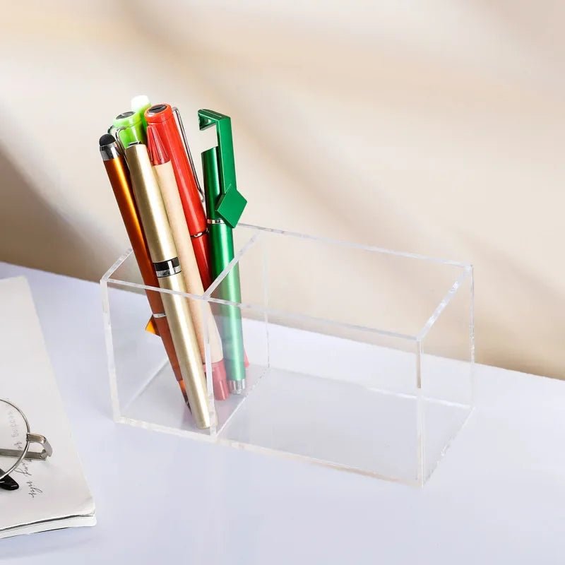 Colourful Transparent Desk Pen Holder - The House Of BLOC