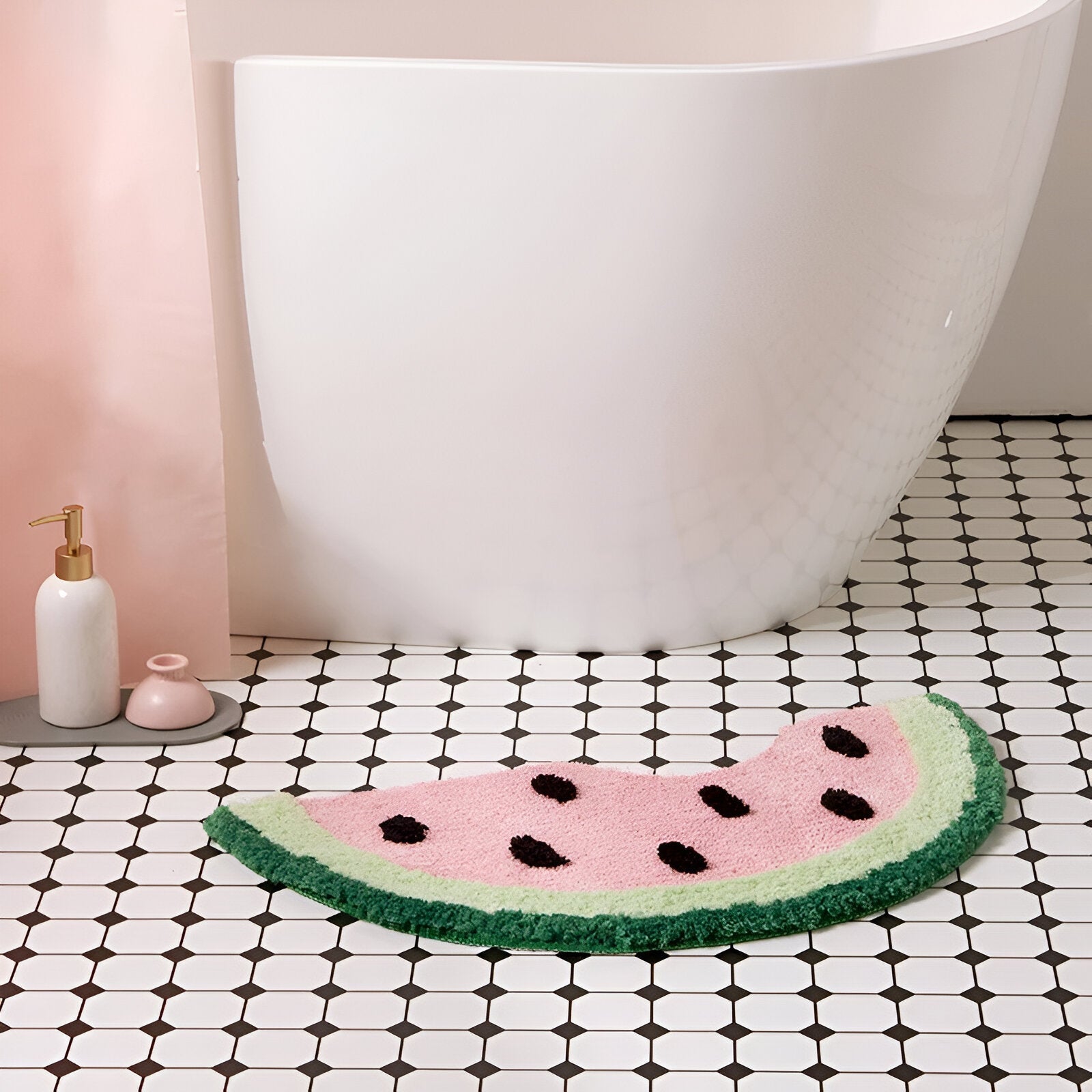 Colourful Watermelon Bathroom Mat - The House Of BLOC