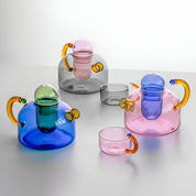 Contrasting Colour Translucent Kettle With Optional Mug - The House Of BLOC