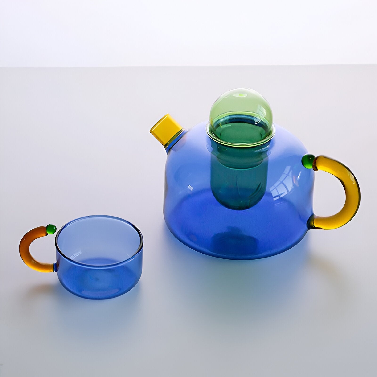 Contrasting Colour Translucent Kettle With Optional Mug - The House Of BLOC