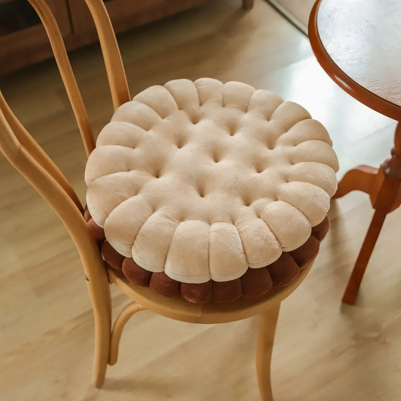 Cookie Biscuit Shape Cosy Cushion - The House Of BLOC