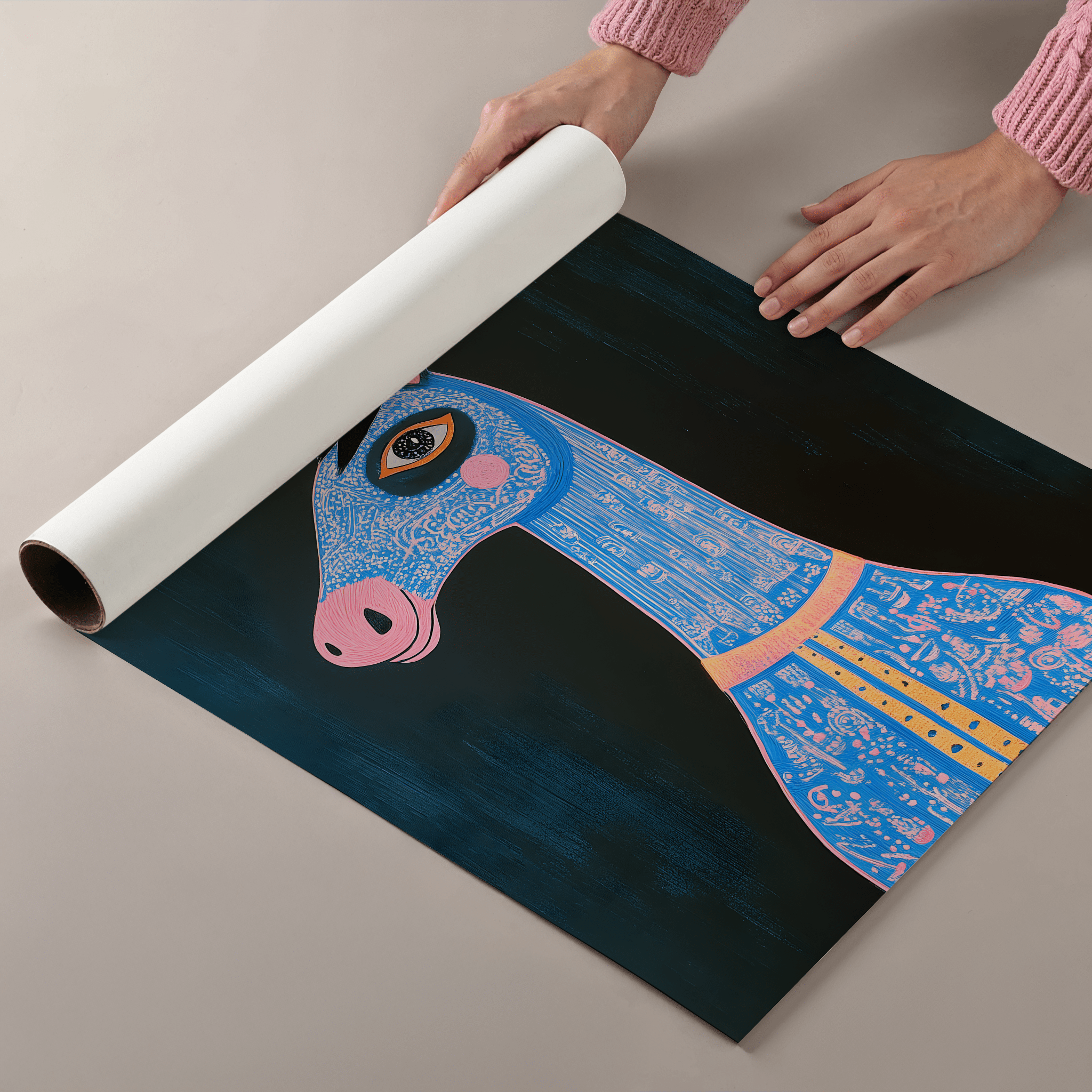 Cosmic Mare - Premium Semi - Glossy Poster - The House Of BLOC