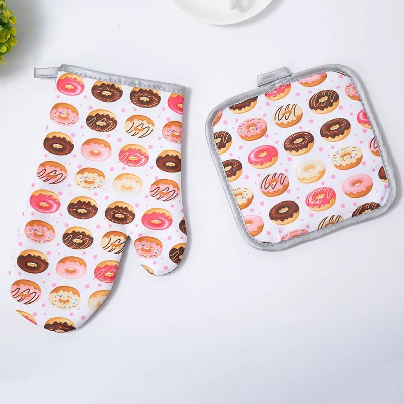 Cotton Heat Insulated Cupcake Oven Gloves - The House Of BLOC