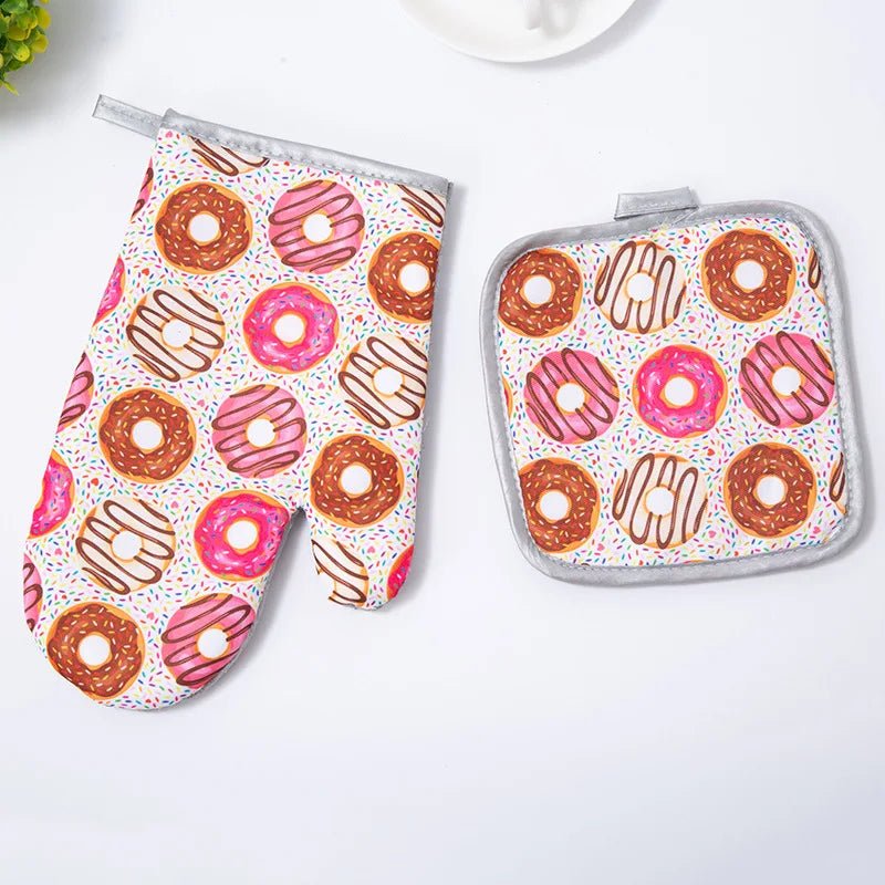 Cotton Heat Insulated Cupcake Oven Gloves - The House Of BLOC