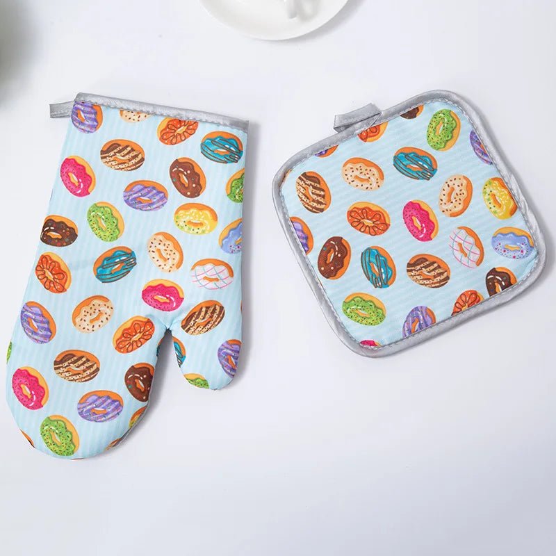 Cotton Heat Insulated Cupcake Oven Gloves - The House Of BLOC