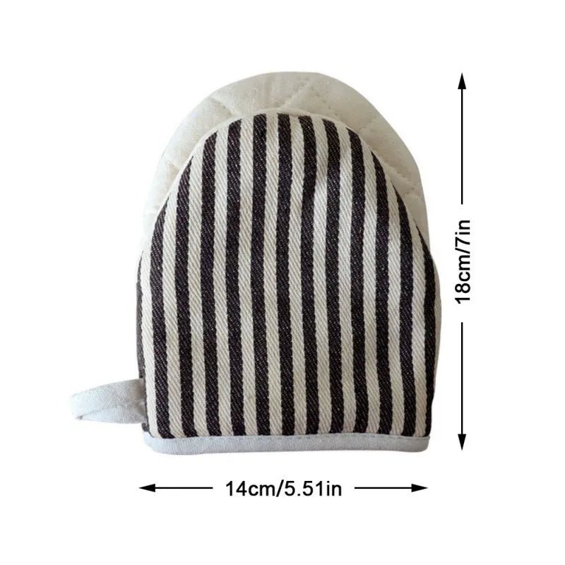 Cotton Striped Oven Glove - The House Of BLOC