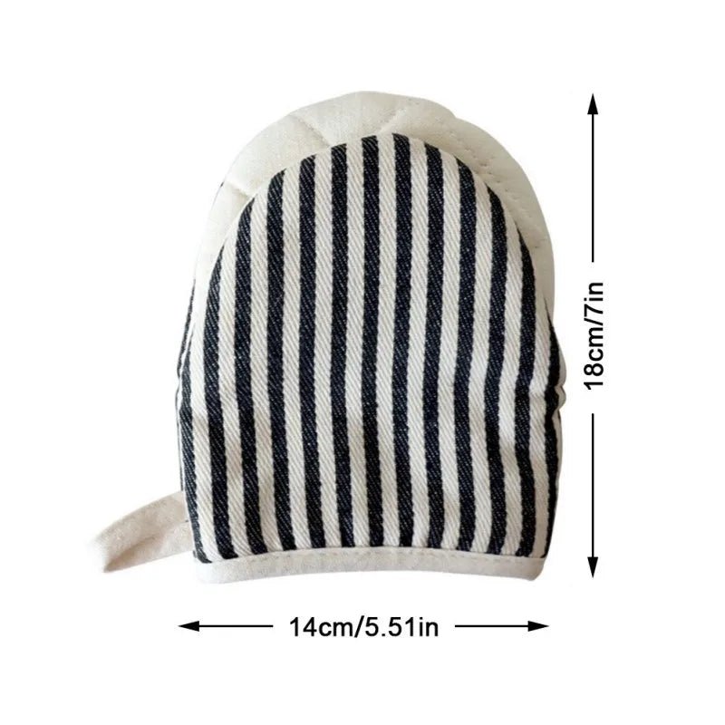 Cotton Striped Oven Glove - The House Of BLOC