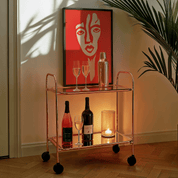 Crimson Contour - Premium Semi - Glossy Poster - The House Of BLOC