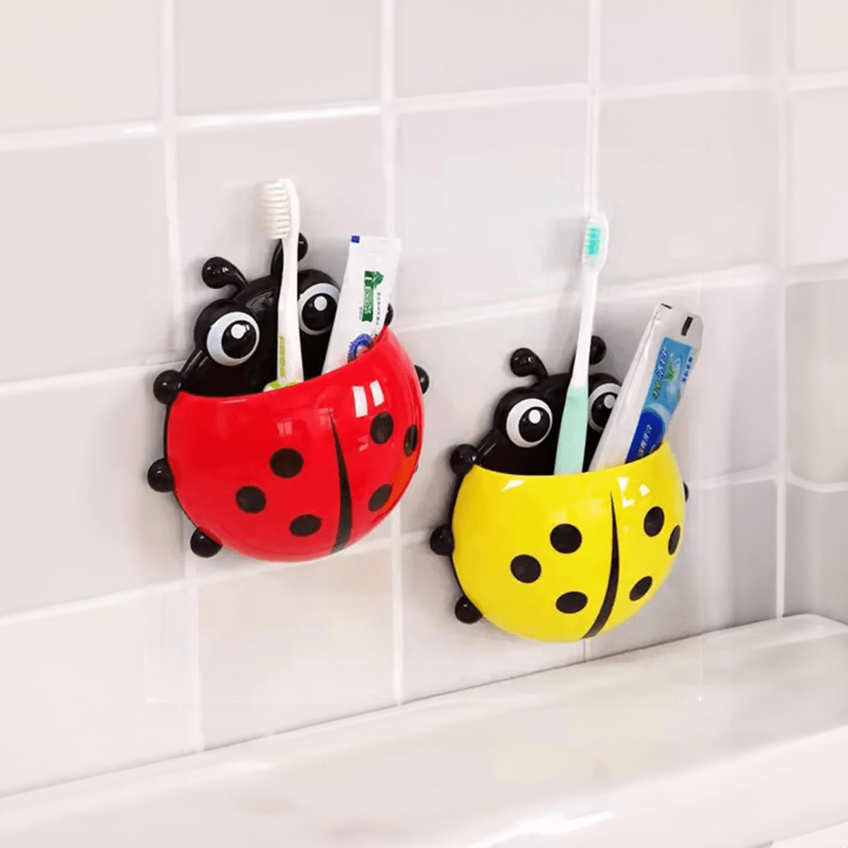 Cute Children's Ladybird Toothbrush Holder - The House Of BLOC