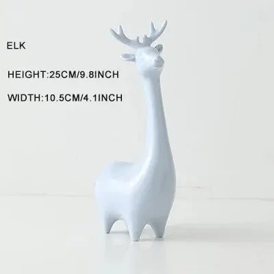 Cute Glazed Ceramic Animal Ornament - The House Of BLOC
