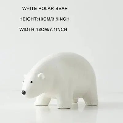 Cute Glazed Ceramic Animal Ornament - The House Of BLOC