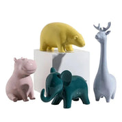Cute Glazed Ceramic Animal Ornament - The House Of BLOC