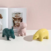Cute Glazed Ceramic Animal Ornament - The House Of BLOC