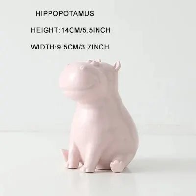 Cute Glazed Ceramic Animal Ornament - The House Of BLOC
