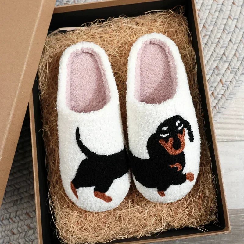 Dachshund Sausage Dog Home Slippers - The House Of BLOC