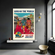 Daft Punk Band 'Around The World' Canvas Poster