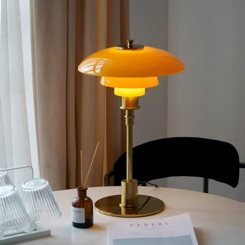 Danish Inspired Glass Table Lamp - The House Of BLOC