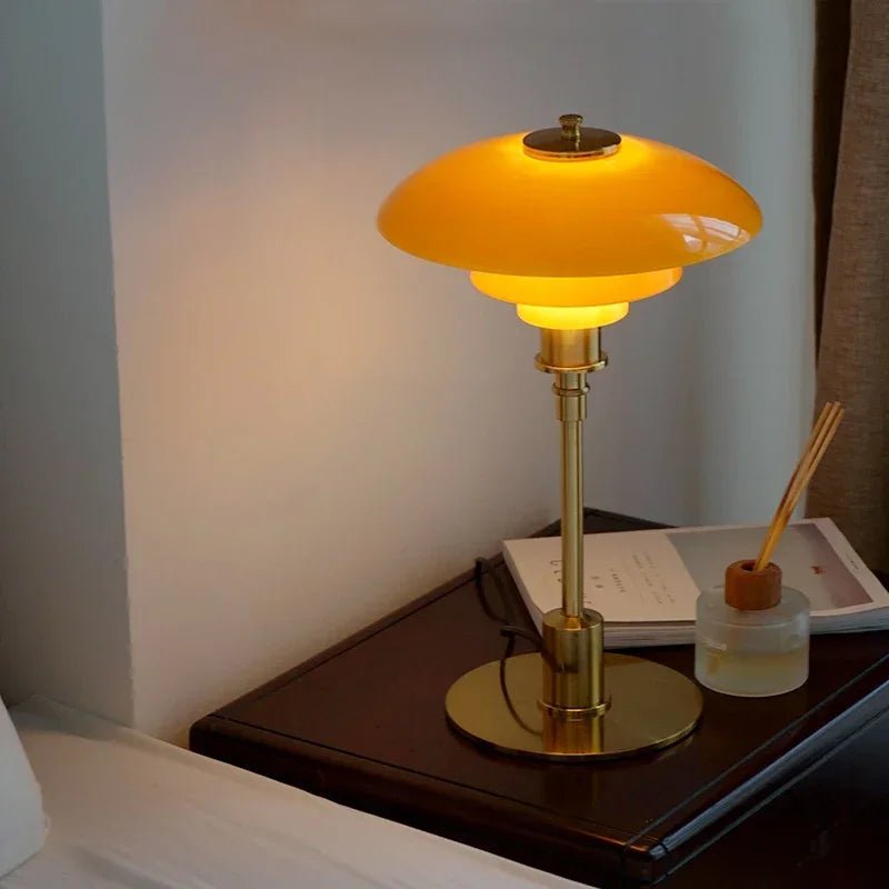 Danish Inspired Glass Table Lamp - The House Of BLOC